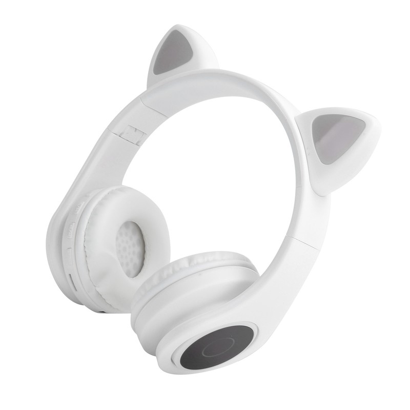 LED Noise Reduction Headset Cat Ear Shape Bluetooth 5.0 Headset
