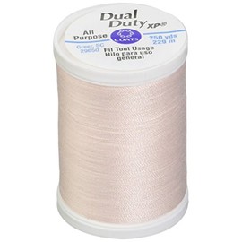 Coats Thread & Zippers Dual Duty XP General Purpose Thread, 250-Yard, Pink Champagne