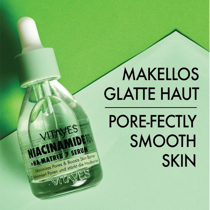 Vitayes 10% Niacinamide & Hyaluronic Acid Serum - Pore Refining,
