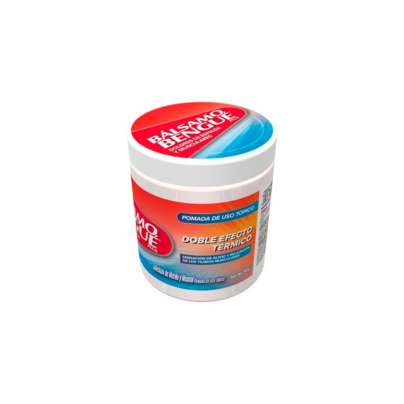 Bálsamo Bengue Plus. Para dolores de espalda y musculares. Doble