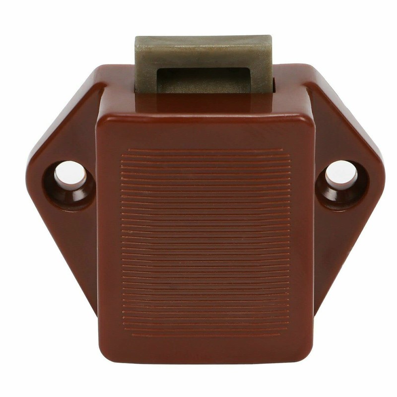 5pcs Push Button Drawer Cupboard Door Catch Lock Caravan Van