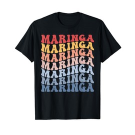 Maringa City Groovy Retro T-Shirt