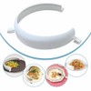 Food Plate Clip-On Guard, Reusable Scooping Food Spill Prevention Eating