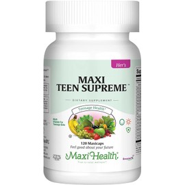 Teen Vitamins for Girls 12-17 - Teen Multivitamin D3, Iron, Calcium, Biotin, Zinc, Digestive Enzymes – Teenager Girl Multi Vitamins for Healthy Skin, Immune & Mood Support – 120 Count
