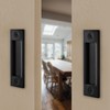 Wright Products 2 Pack Barn Door Flush Handle Set, Matte