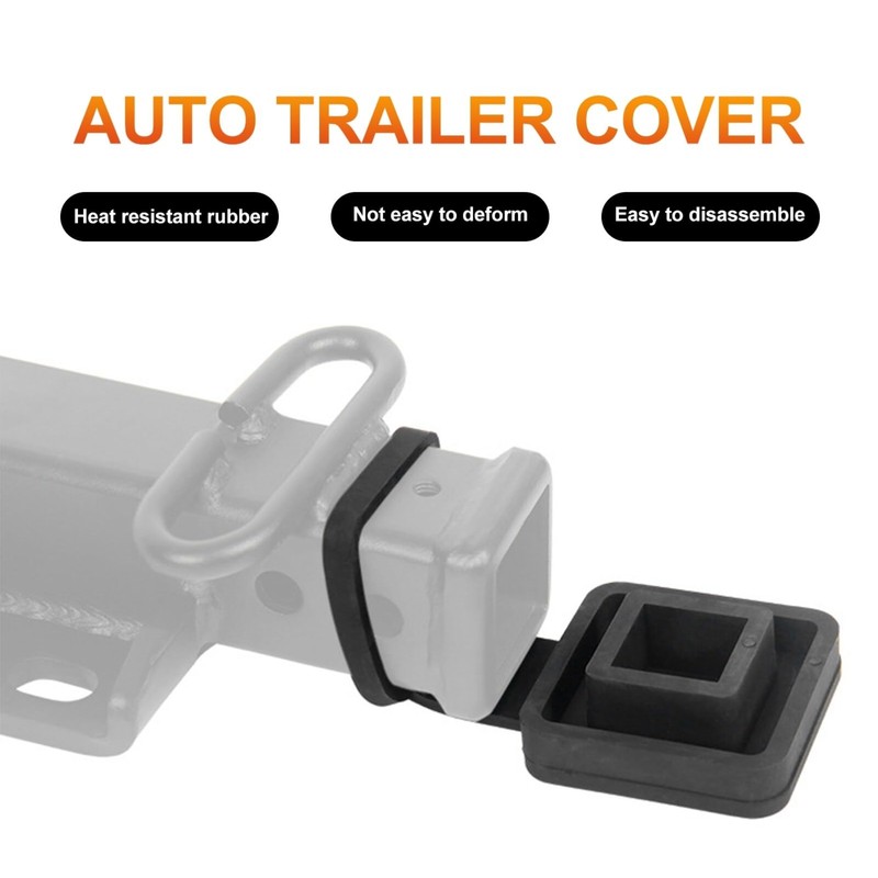 ledmomo Hitch Cover 2" Rubber Hitch Cover Hitch Protector Hitch
