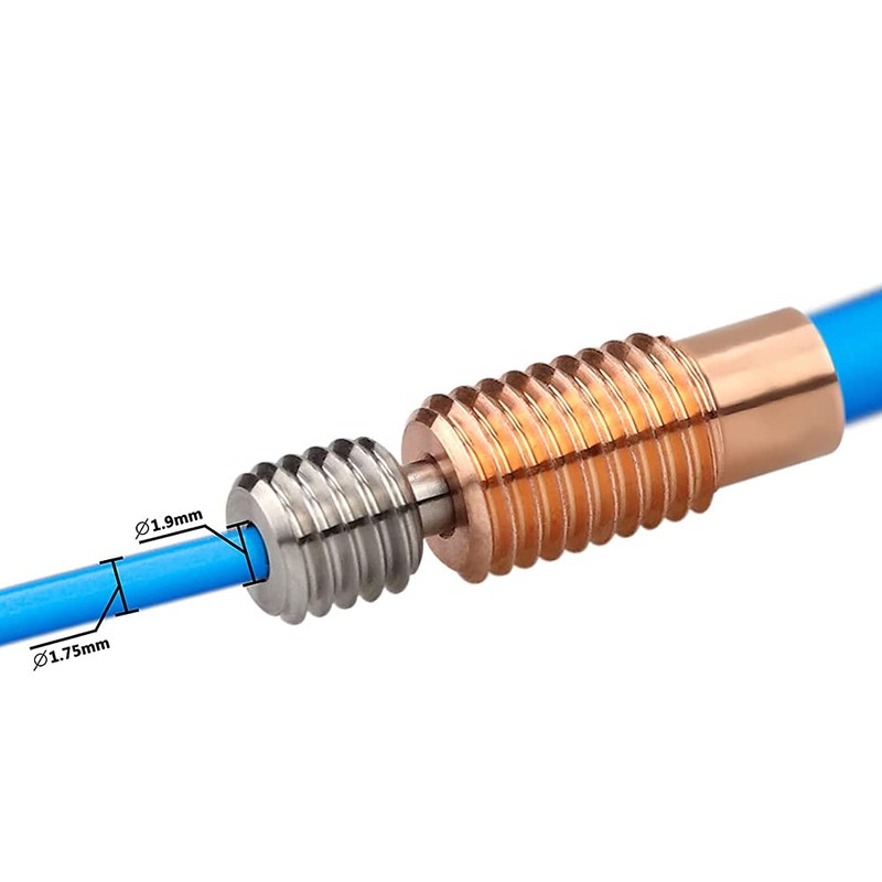 Upgrade Bi-Metal Heatbreak All-Metal Copper Titanium TC4 Neck for Sidewinder