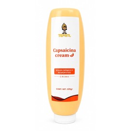 Crema Capsaicina Tepatl 225gr - Crema Para Dolor Intenso Neuropatico y Articular - Con Ingredientes Naturales - Neuropatia Diabetica y Ar...