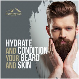 Mountaineer Brand Natural Heavy Duty Beard Balm | Original (Cedar Fir) Scent | Made in West Virginia | Beard Tamer | Conditions, Softens, Tames, Style | 2oz