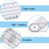 Clear Plastic Goniometer Angle Measuring Tool Protractor Finder Quick 360