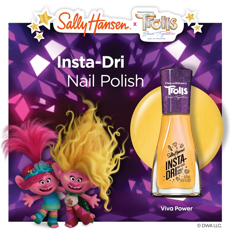 Sally Hansen Insta-Dri x Trolls Nail Polish Collection - Viva