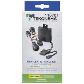 Tekonsha 118781 T-One Connector Assembly with Upgraded Circuit Protected ModuLite HD Module