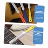 Kisangel 3-Piece Guitar Fingerboard Nut File Set Professional Luthier Tool