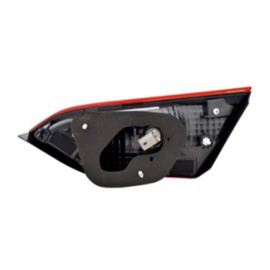 KarParts360 For Toyota Camry 2021 2022 2023 2024 Tail Light Driver Side, Inner CAPA Red, Clear Lens PMMA Plastic Lens ABS Plastic Housing | w/Back-Up Light Bulb | LE/SE/TRD Models | Lid | TO2802159C