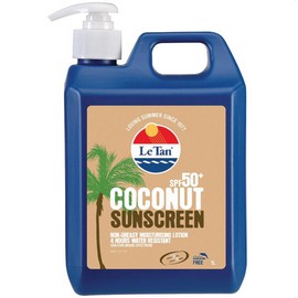 Le Tan SPF 50+ Coconut Sunscreen 1L