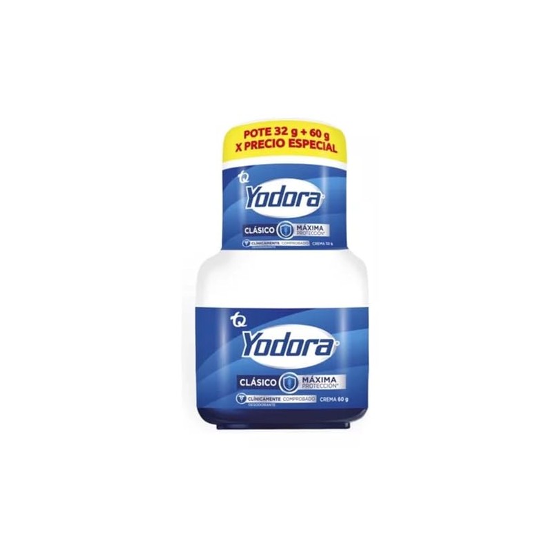 Classic Yodoraa Deodorant maximum protection - COMBO PACK of 60gr