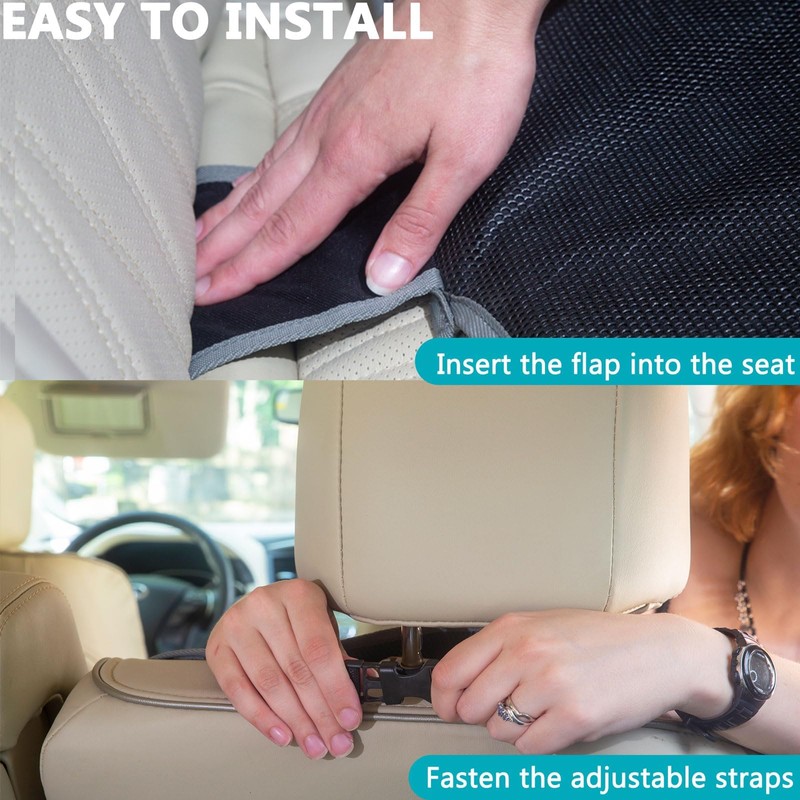 PIDO Car Seat Protector for Child Carseat with Thick Padding