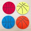 Passion for Basketball Collection (Set of 4” Round Coaster)