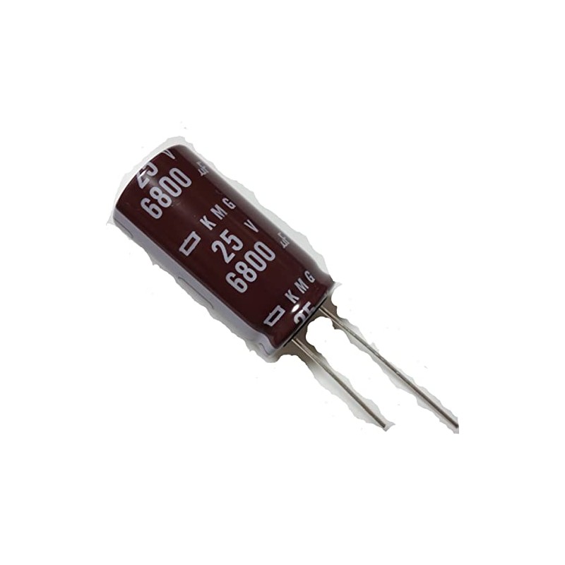 Nippon Chemi-Con Aluminum Electrolytic Capacitor, 25 V, 6800 μF (105