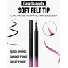 Erinde Silver Liquid Glitter Eyeliner, Liquid Glitter Eyeliner Pen, Metallic