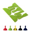 Bates- Plastic Putty Knife, 6 Pack, Green, Plastic Paint Scraper,