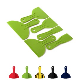 Bates- Plastic Putty Knife, 6 Pack, Green, Plastic Paint Scraper, Plastic Scraper Tool, Putty Knife Set, Plastic Spreader, Spackle Tool, Plastic Putty Knife Scraper, Putty Scraper