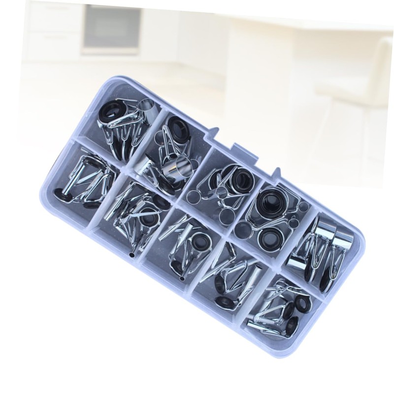 BESPORTBLE Fishing Rod Tip Repair Kit 36 Pcs 10 Sizes