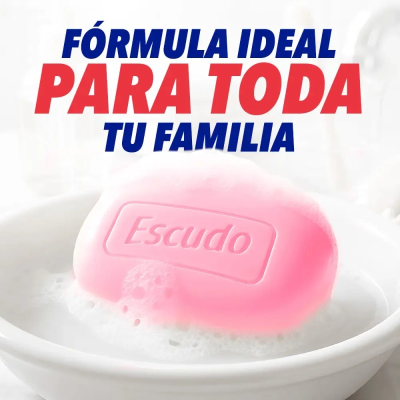 Jabón En Barra Escudo Antibacterial Protección Y Cuidado 150g 1