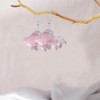 YISXVD 3D Cute Transparent Resin Goldfish Dangle Drop Earrings Simulation