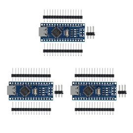 HiLetgo Placa controladora Nano 3.0 ATmega328P tipo C USB CH340 compatible con Arduino Nano CH340 USB Driver Nano V3.0 ATmega328