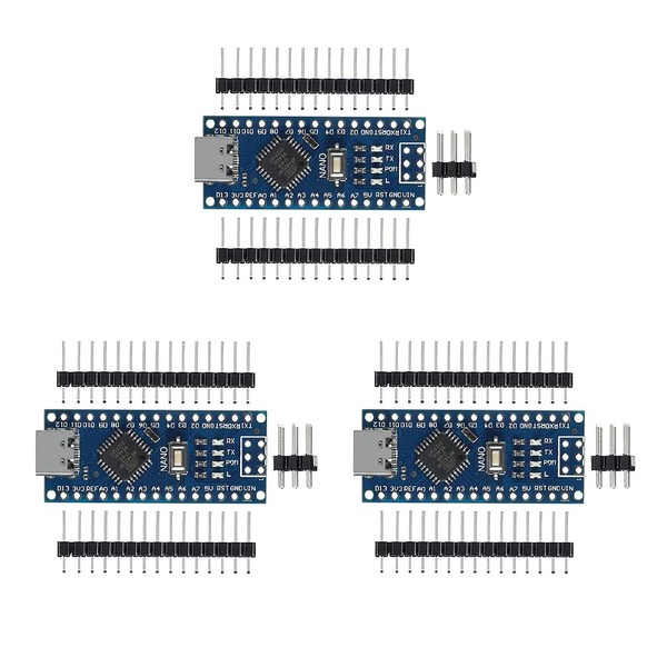 HiLetgo Placa controladora Nano 3.0 ATmega328P tipo C USB CH340