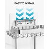 Nieifi Adhesive 2 Tier Bar Soap Holder, Stainless Steel for