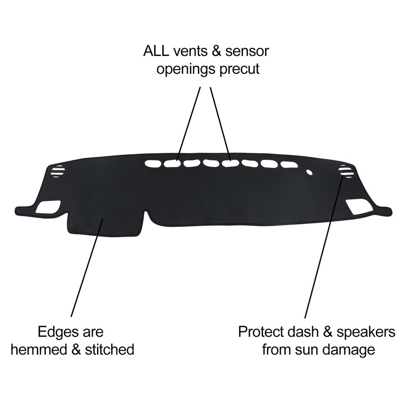 BILOPER Dashboard Cover Mat for Toyota Highlander 2020-2025 2026 (L/LE/XLE/XSE/Limited/Platinum)(NOT