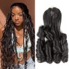 JVILO French Curly Braiding Hair for Box Braids 8Packs 22Inch