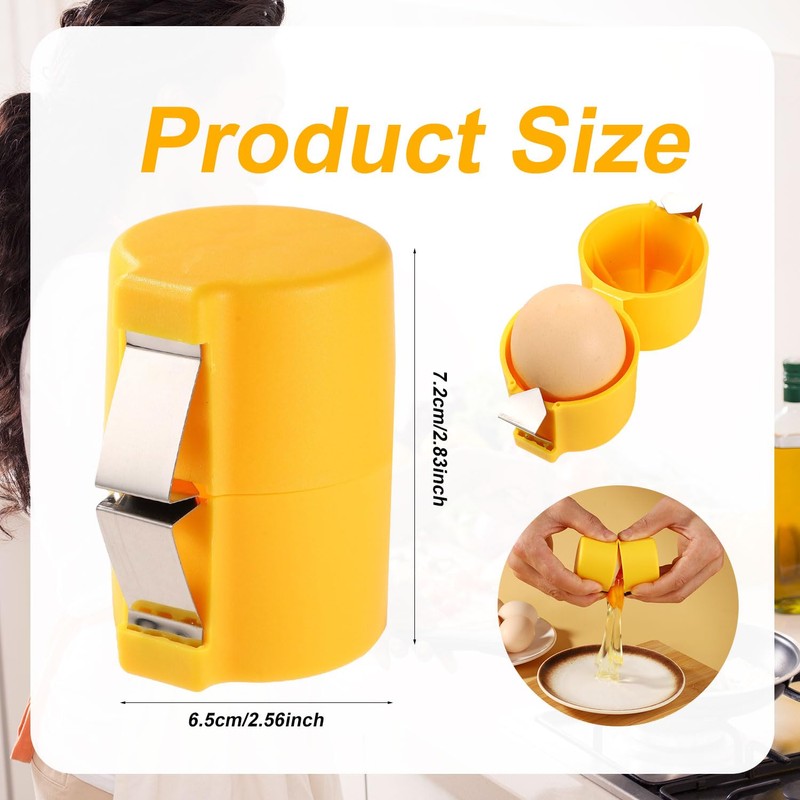 Egg Cracking Tool, Egg Shell Opener Handheld Egg Peeler Cracker