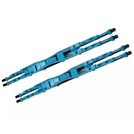 Unbranded 16" Inch Light Blue Double Dual Blade Universal Windshield Wiper 2PC Set