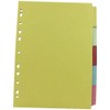 Q-Connect 5-Part Subject Divider Multi-Punched A4 KF26081