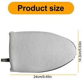 Thyonta Handheld Mini Home Ironing Pad High Temperature Resistant Steam Ironing Sponge Gloves Suitable for Home, Hotel, Laundry（Grey）