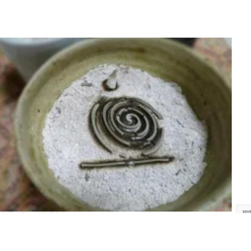 Tenendo Incense Burner Gray, White, 2.8 oz (80 g), Size: