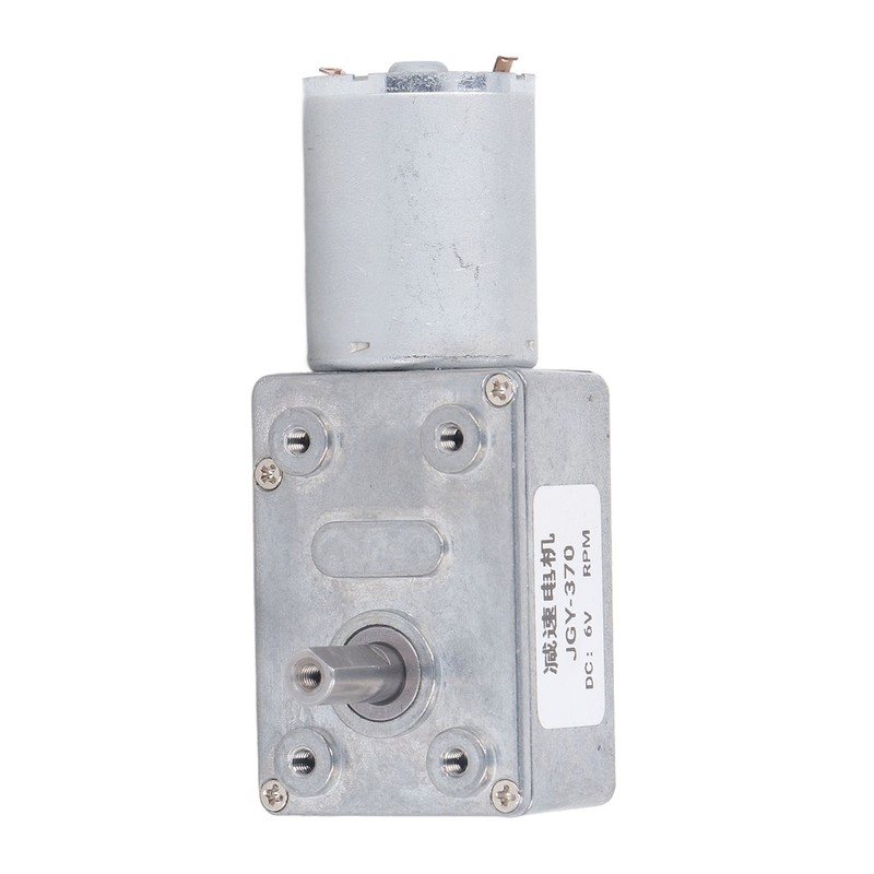 Double Shaft DC Gear Motor 25kg.cm 12mm Self Locking Reversible