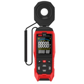 Digital Light Meter Illuminance Tester 200000 Lx Fc Illuminometer Photometer for Testing