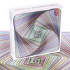 Bgraamiens Puzzle-Twisted 3D Colorful squares-1000 Pieces Square Puzzle Color Challenge