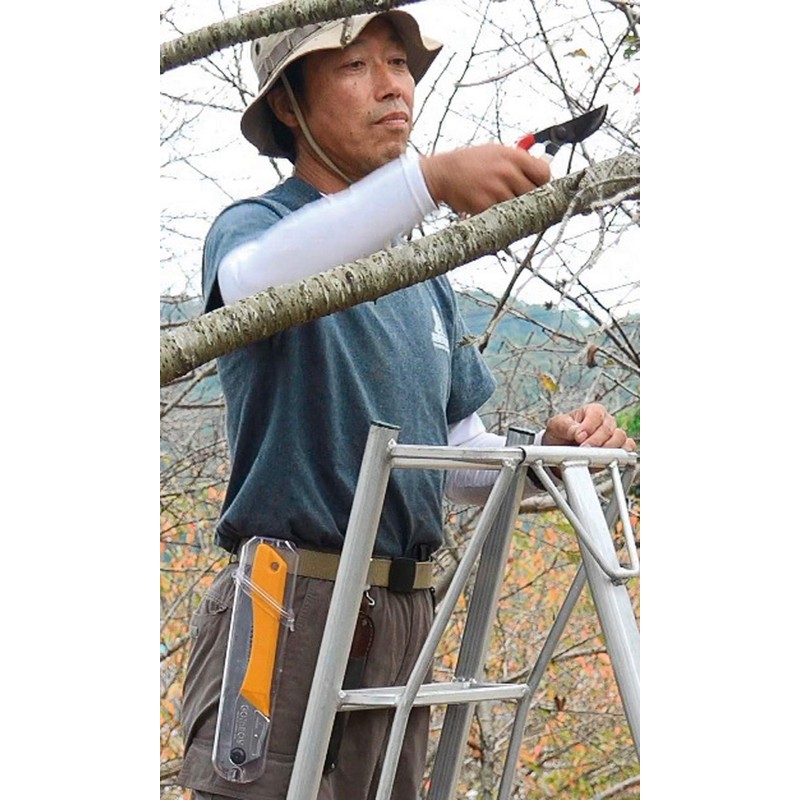 ユーエム工業(Silky) 剪定用カーブソー ゴムボーイカーブ 荒目 240mm 本体 463-24 折込鋸