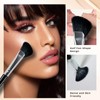 Nose Contour Brush, 3Pcs Eye Brow Contouring Brush Half Fan-Shape