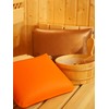 Port Premium Sauna Cushion Made of High-Quality Artificial Leather Handmade
