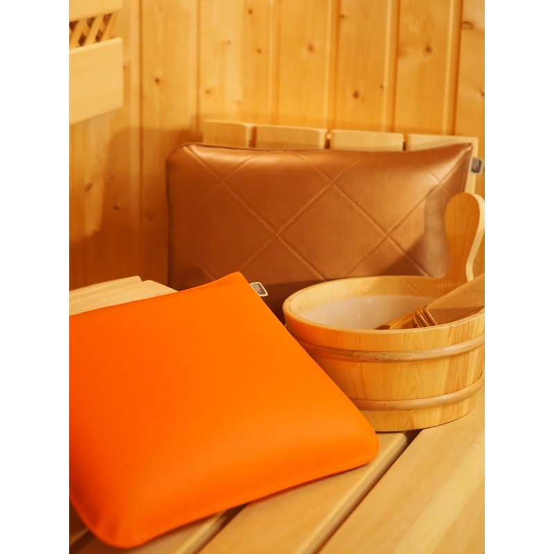 Port Premium Sauna Cushion Made of High-Quality Artificial Leather Handmade