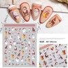 9 Sheets Christmas Nail Art Stickers 3D Winter Xmas Nail