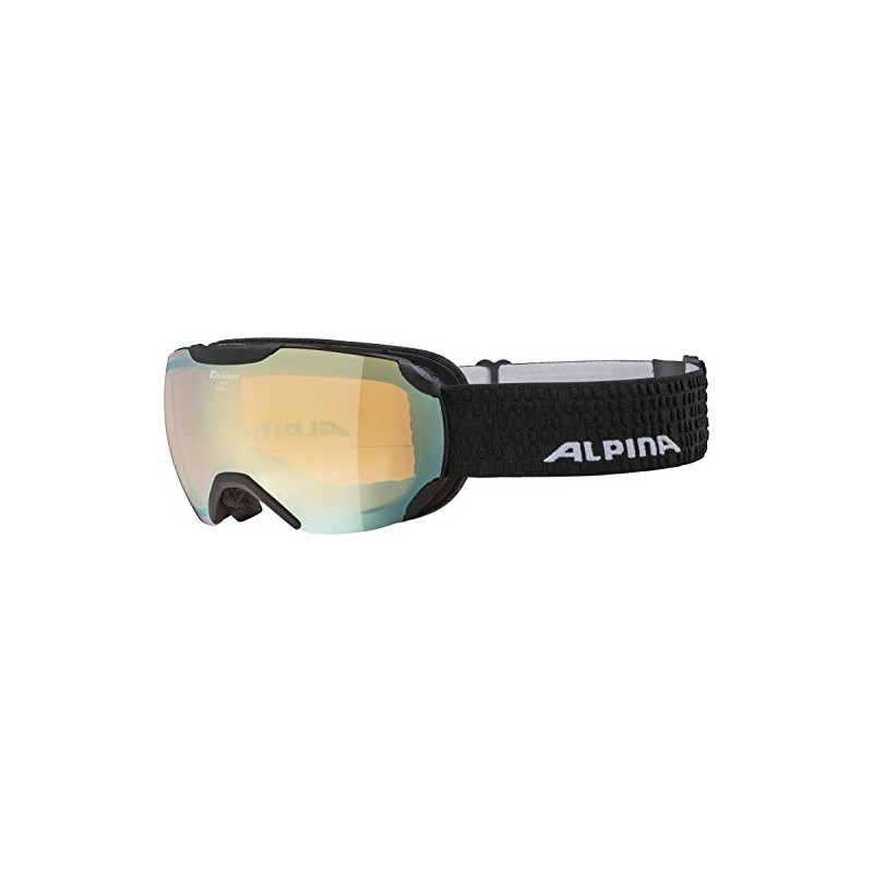 ALPINA PHEOS S Q-LITE Mirrored, Contrast-Enhancing Ski Goggles with 100%