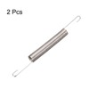 uxcell Extension Spring - 0.9mm Wire Dia, 10mm OD, 60mm