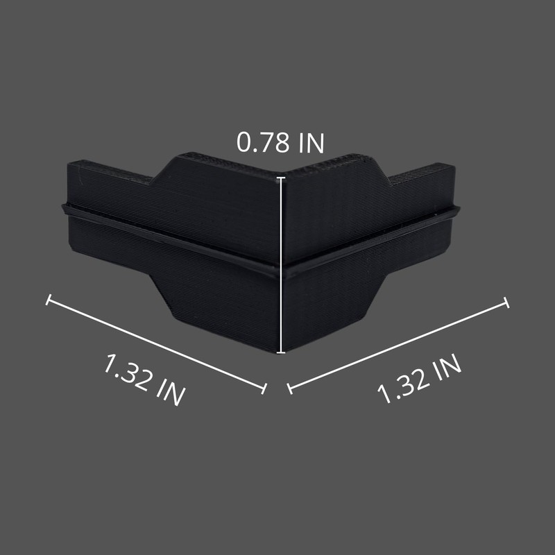 EMALPE Whalen Post Insert Corner Connector for Shelving Costco (4